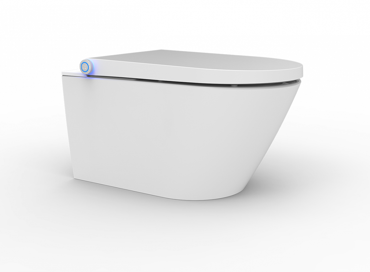 Bidé Elegant wallhanging toilet with wash and dry functions Korpinen